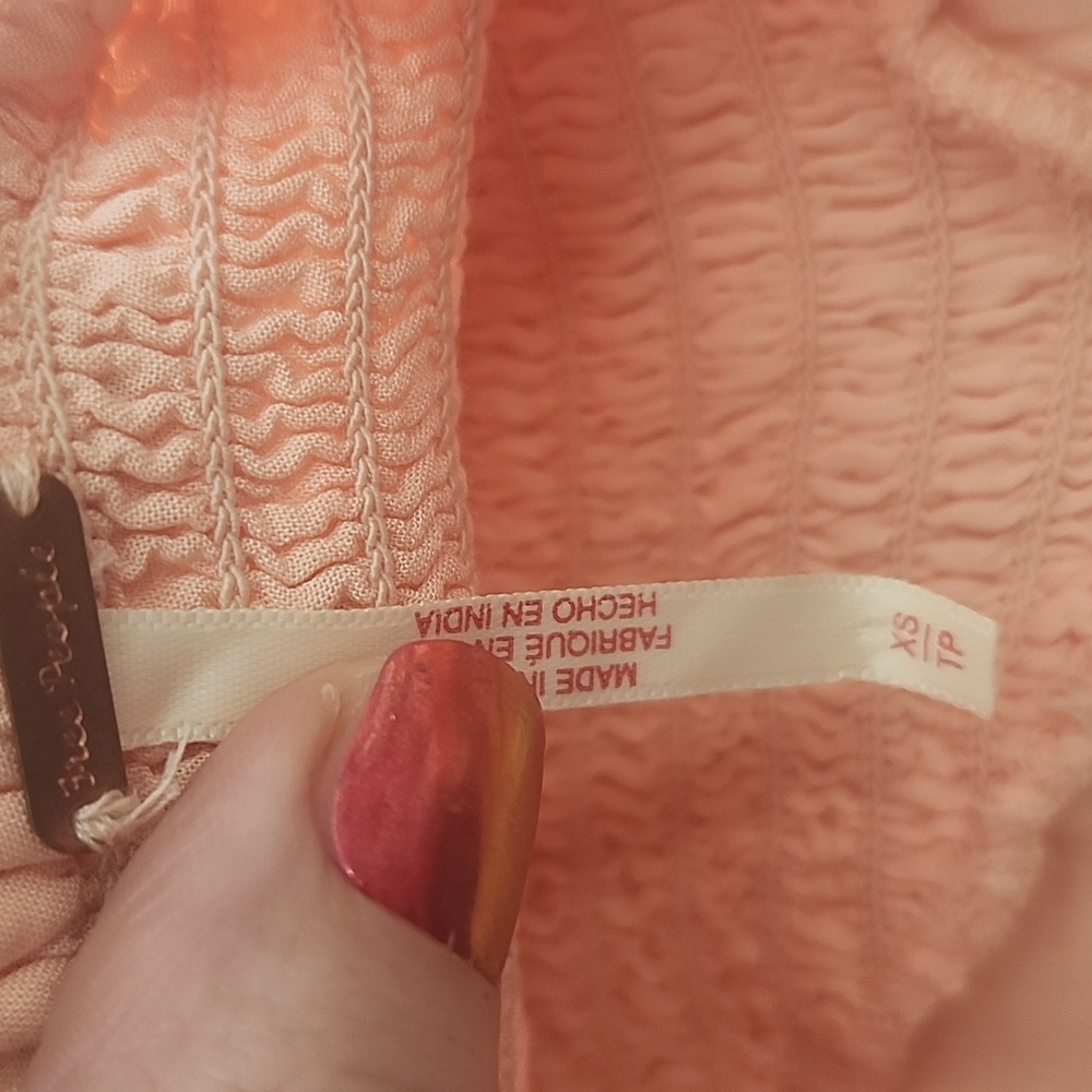 Free People Sundrenched Maxi Almost Apricot XS - Picture 9 of 12